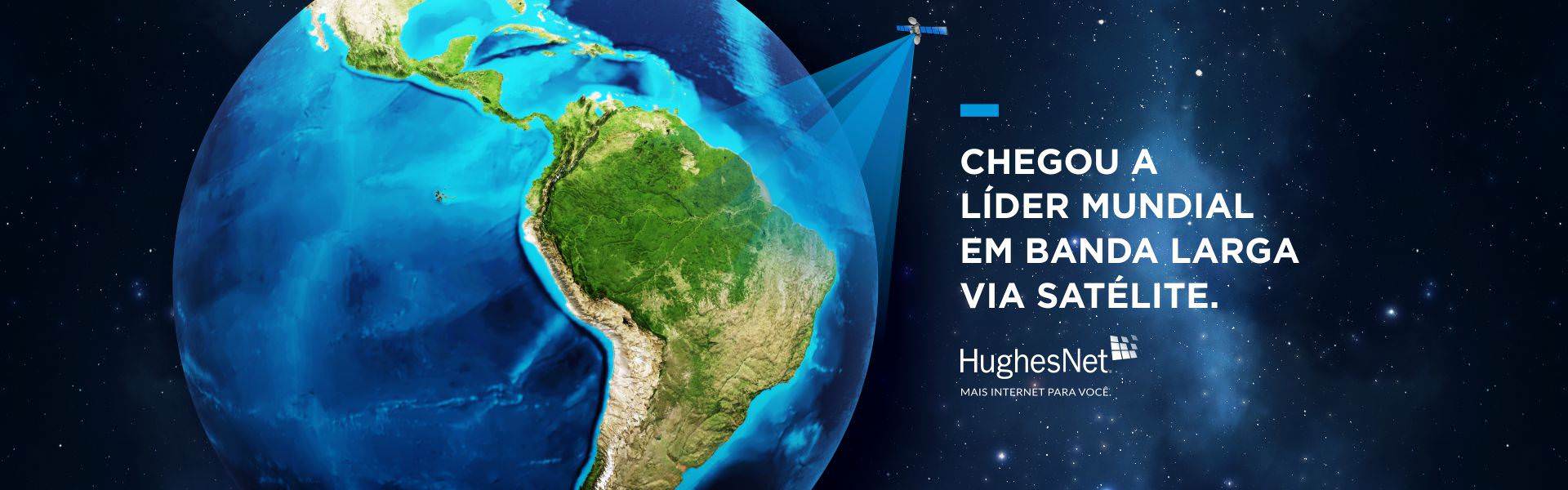 Serviço de Internet Por Satélite HughesNet na cidade de Chapada dos Guimarães / MT